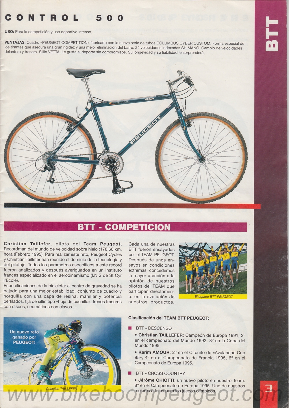 Peugeot 1996 Spain Brochure